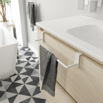 Towel Rail 38cm Over Cabinet Door White Anti-corrosion Stick Collection