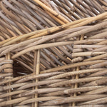 Rattan Shallow Kubu Grey Rattan Rectangular Basket | Gray