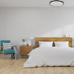 Terma Led Black Ceiling Lamp 28w(150w) Stylish And Robust Ip44 Great For Bedroom Kitchen Outdoor