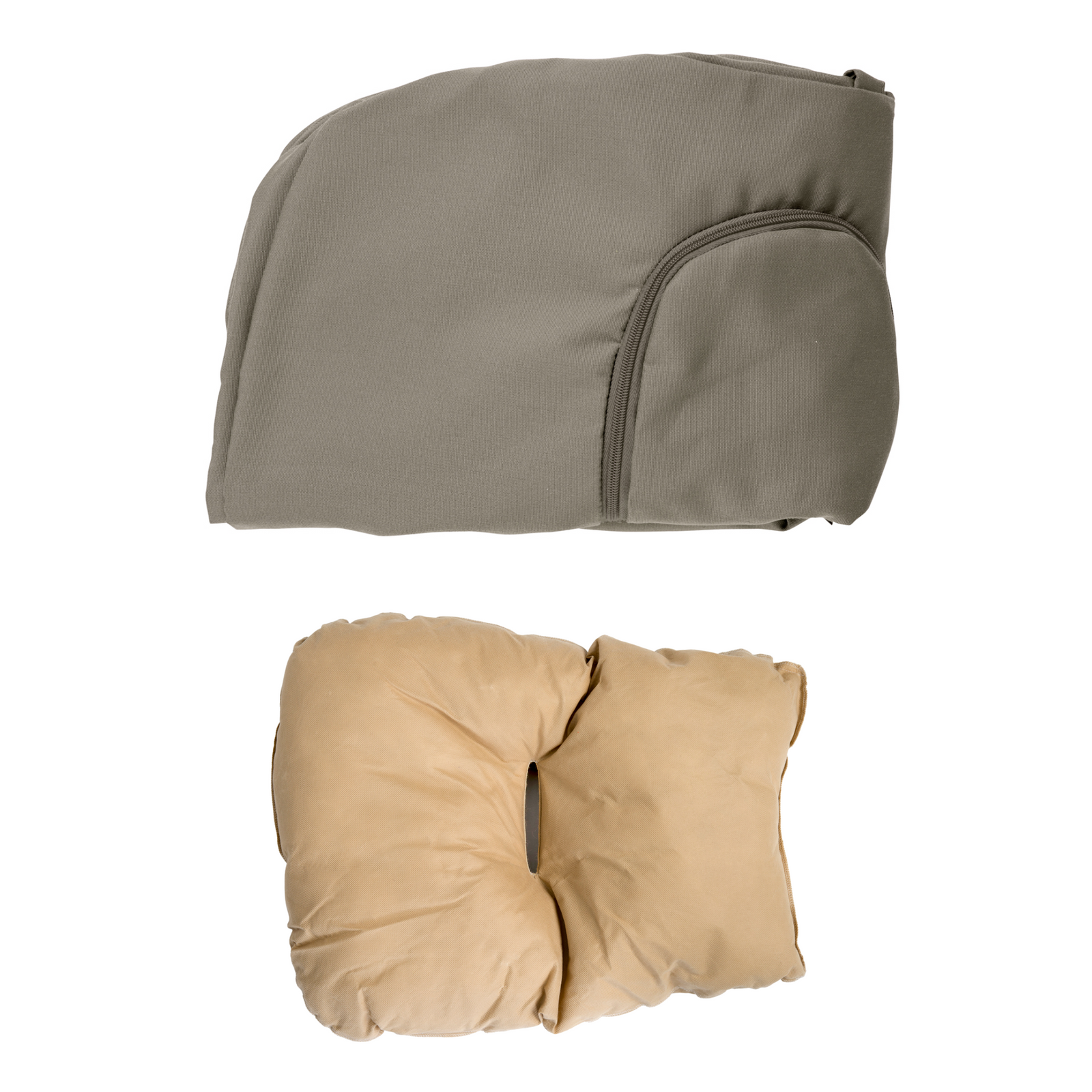 Globo Single Seat Weatherproof Hanging Egg Hammock Chair in Taupe