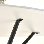 Elegant Seattle Dining Table Set With 4 Velvet Charlotte Chairs | Blue