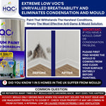 HQC Paint Insulating Anti-condensation Base Coat - Prevents Condensation & Insulates Interior Walls & Ceilings