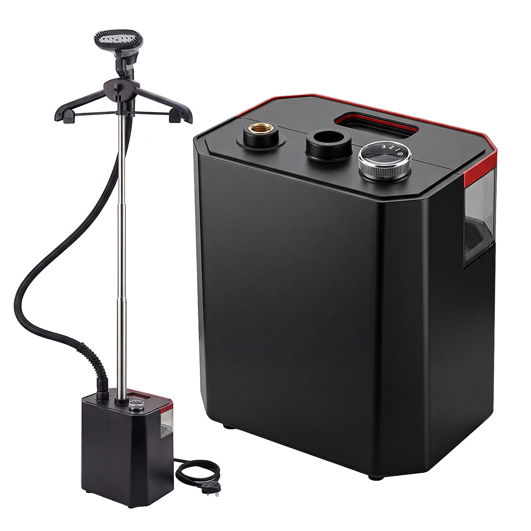 Garment Steamer Standing Clothes Steamer 2200w Wrinkle Remover 3 Levels | Black