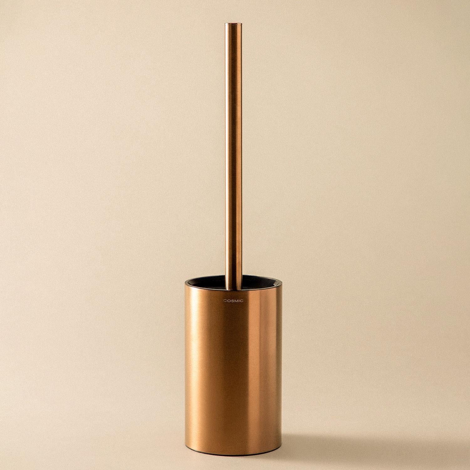 Toilet Brush, Free-standing, Brushed Copper Pvd, Architect S+ Collection