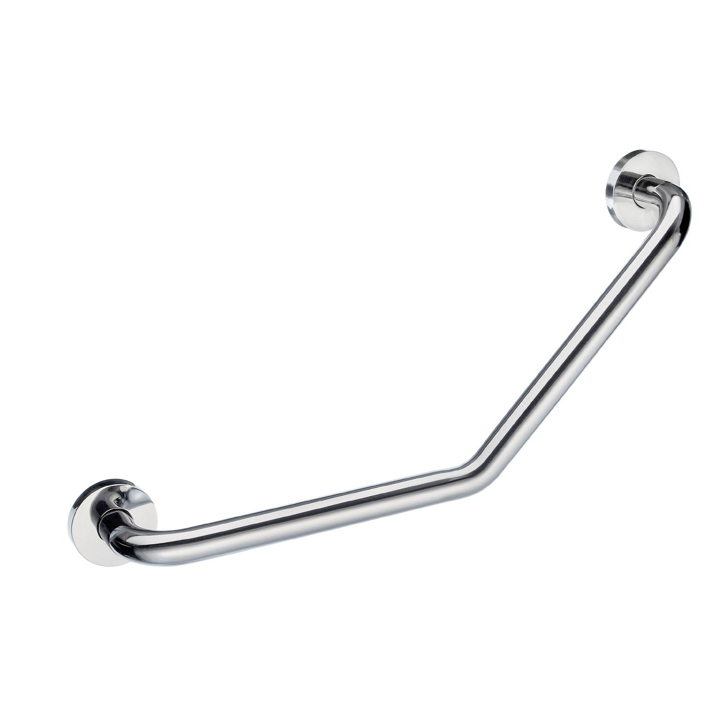 Bathroom Grab Bar Safety Hand Rail Bath Shower Mobility Aid | V Shape | Polished Stainless Steel