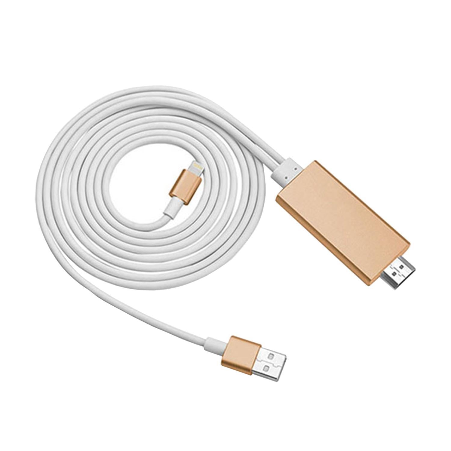 Full Hd Support Hdmi Connector Cable For Phone/pad | Gold