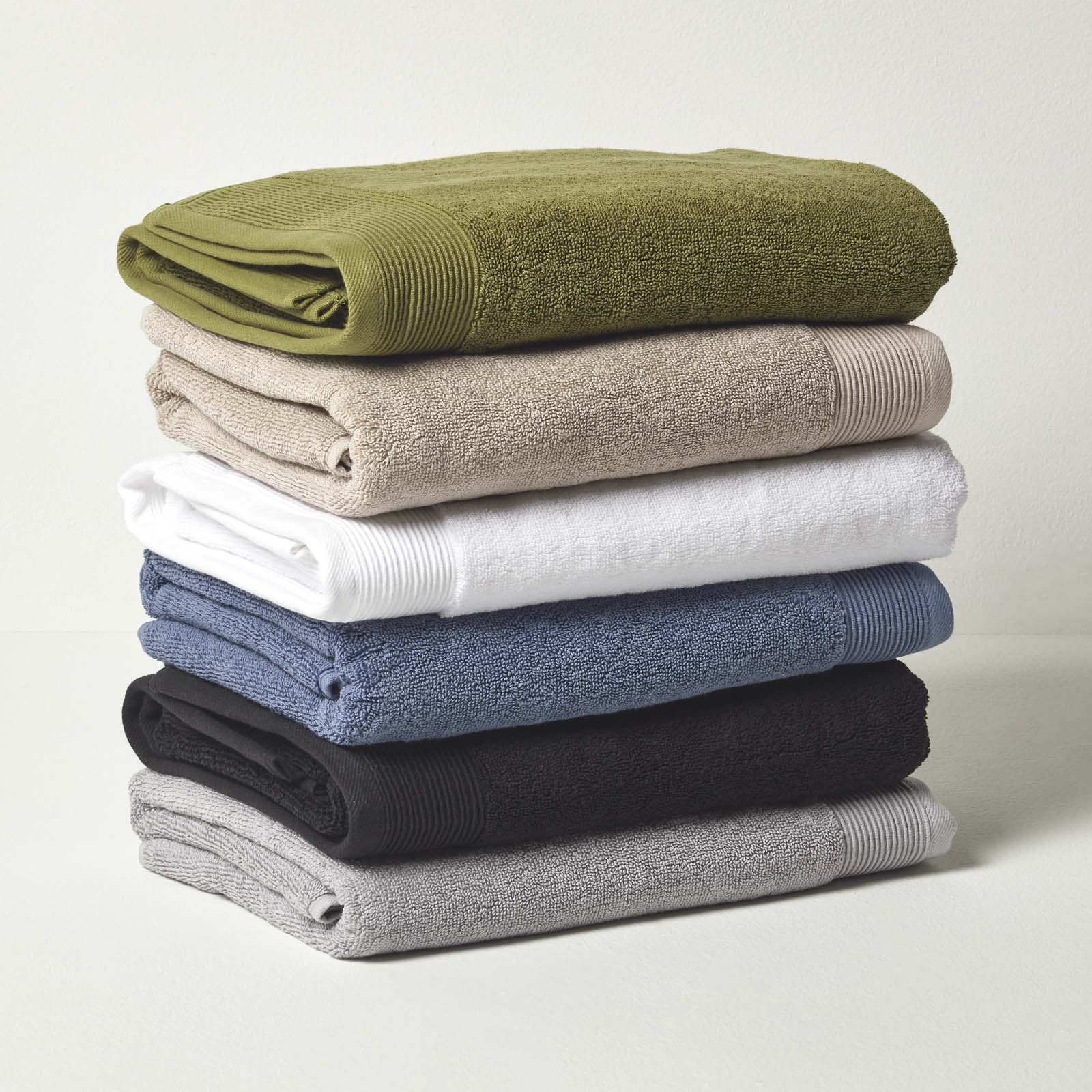 100% Combed Egyptian Cotton 700 Gsm Towels | Bath Towel | Moss Green