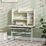 Kids Desk, Study Desk For Kids Height Adjustable With Tilt-desktop