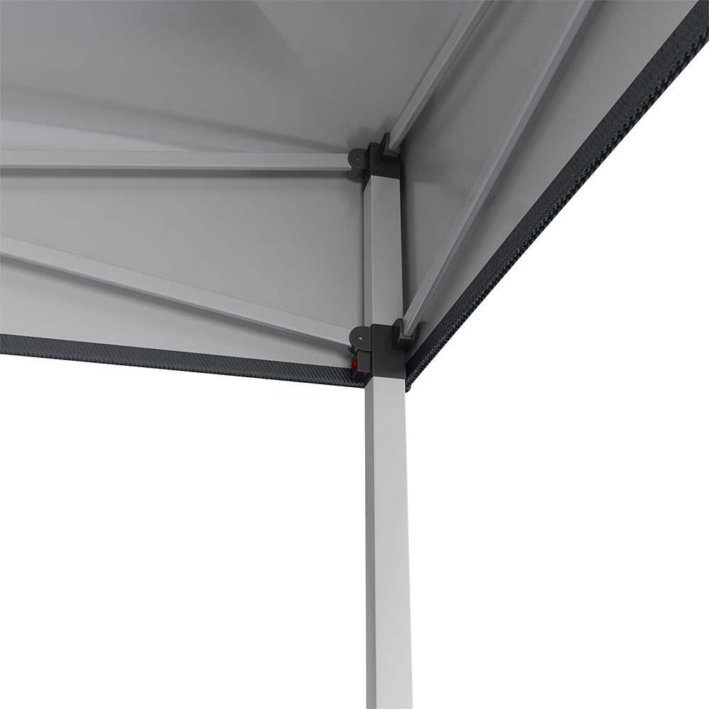 Pop-up Canopy Tent, Portable Outdoor Gazebo With Steel Frame For Garden | Grey
