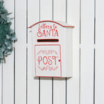Christmas Post Box Wall Mounted Santa Mailboxion