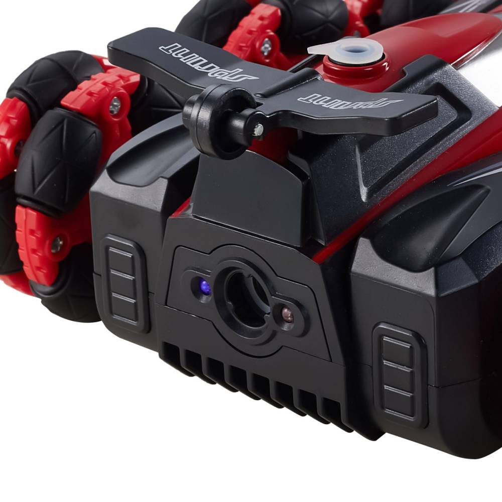 6 Round 2.4g Rc Stunts Spray Drift Car Toy