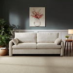 Shorewood 3 Seat Fabric Sofa | Light Beige