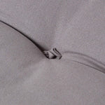 Cotton Back Support Thick Lumbar Cushion | Charcoal Grey