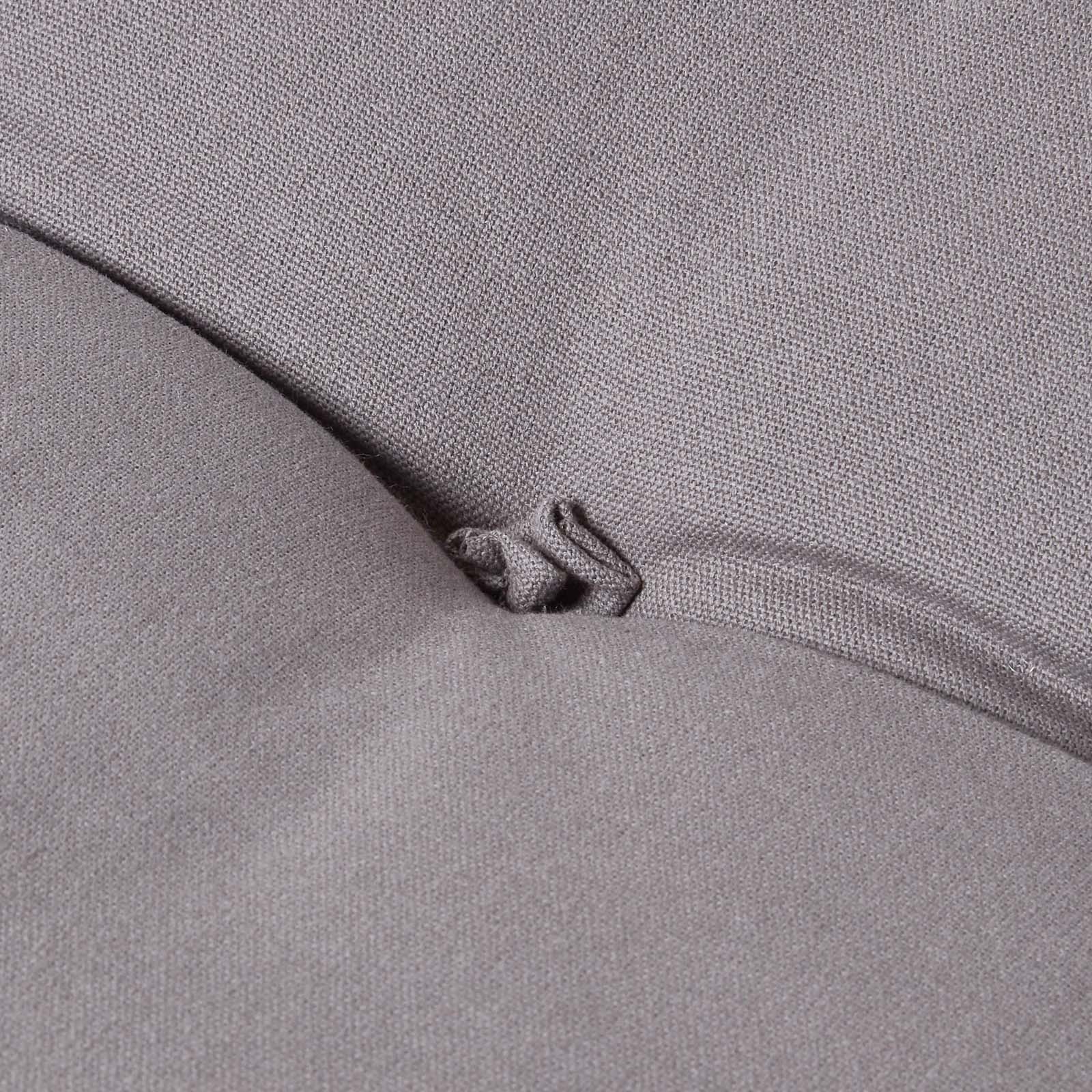 Cotton Back Support Thick Lumbar Cushion | Charcoal Grey