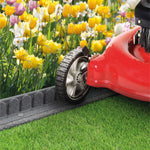 Lawnmover Friendly Rubber Garden Border 1.2m | Set of 4 | Gray