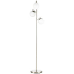 Modern Tree Floor Lamp With 3 Light Living Room Bedroom | One Size | Silver
