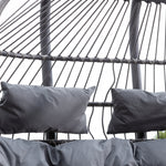 Haversham Swinging Double Garden Seat | Double | Dark Grey