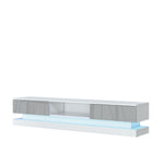 Bloom Tv Unit 180cm With Led Lights | Grey