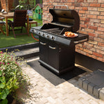 Recycled Rubber Bbq Mat Floor Protection Mat | 120cm x 80cm | Black