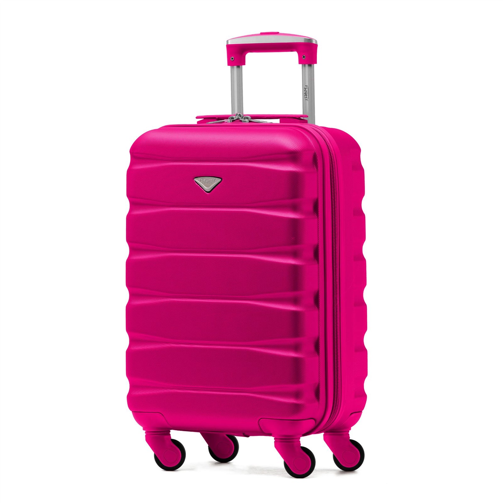 55x35x20cm Cabin Carry On Suitcase Hard Shell Overhead Luggage 100+ Airlines Approved | Cabin | Pink