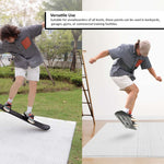 Snowboard Training Mat Set For Off Snow Practice | Set of 25 | White
