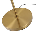 2 Glass Shade Floor Lamp Metal Pole Modern Decorative