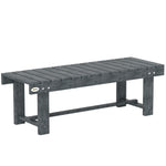 1 Piece 2-seater Wooden Fir Garden Bench