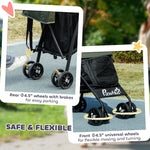 Lightweight Foldable Dog Stroller For Mini Dogs | Green