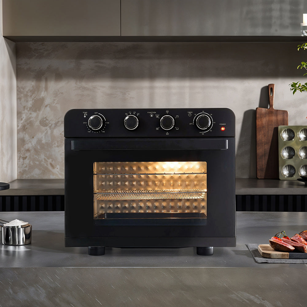 36l 1800w Multifunction Air Fryer Toaster Oven With Knobs Control