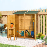 Garden Storage Shed Tool Organizer W/ Table | Natura