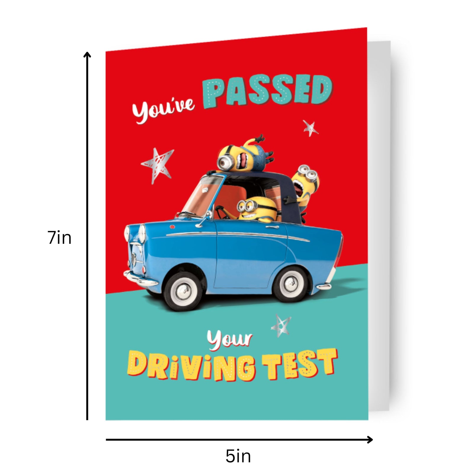 Despicable Me Passed Driving Test Card Official Product