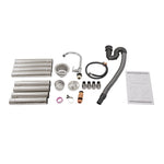 75cm W X 40cm D X 80cm H Bathroomdeco Stainless Steel One Compartment Sink With Shelves And Drainboard