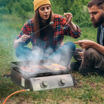 Gas Plancha Grill, Multi Burner | Small | Silver