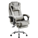 Swivel Velvet Office Chair Ergonomic Leisure Chair Height Adjustable Desk Chair | Grey