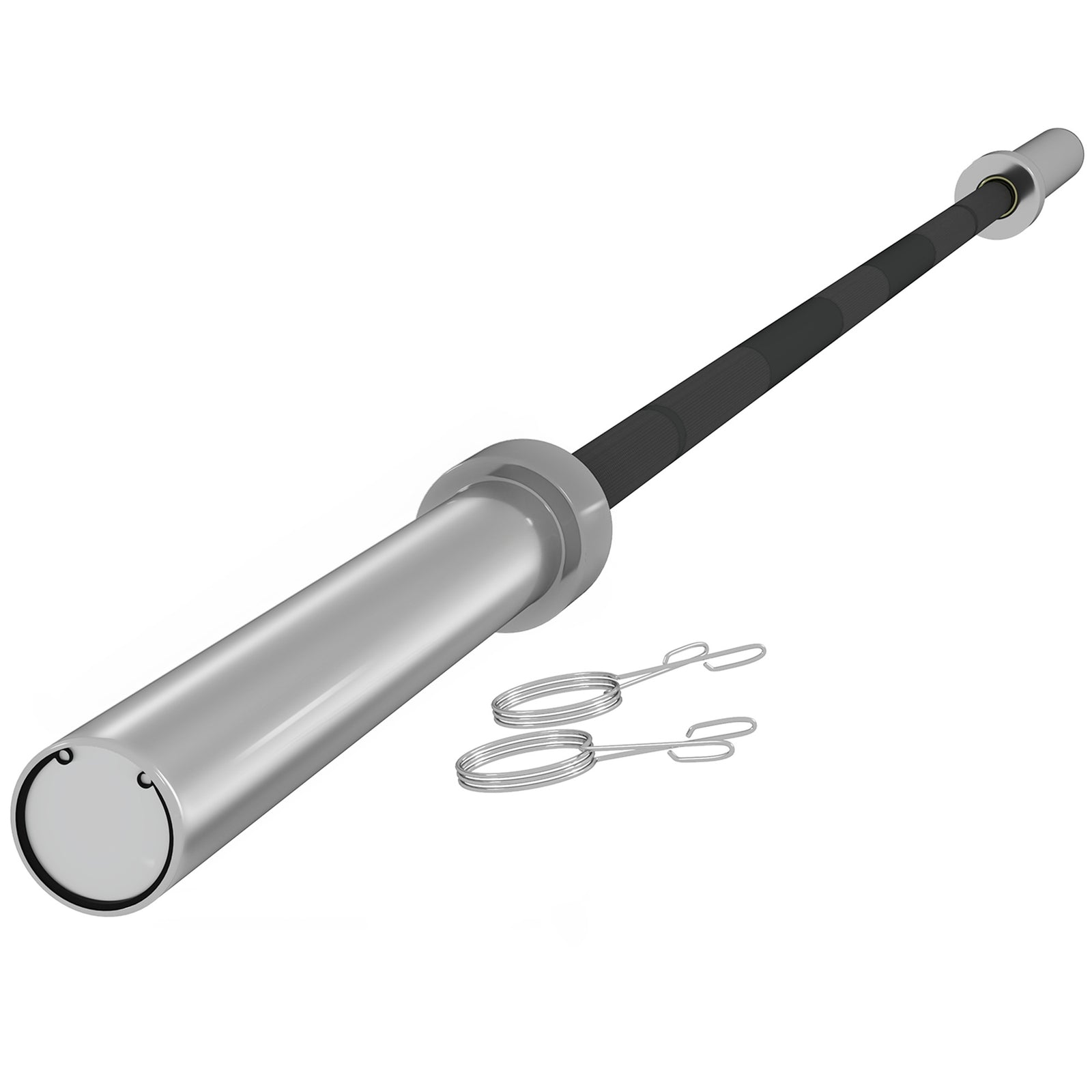 Barbell Bar For 2"/5cm Weight Plates | Silver