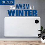 Wifi Smart Electric Radiator Panel Heater White Wall Mounted Or Floor Standing Bathroom Safe Timer And Thermostat | 1500w | White