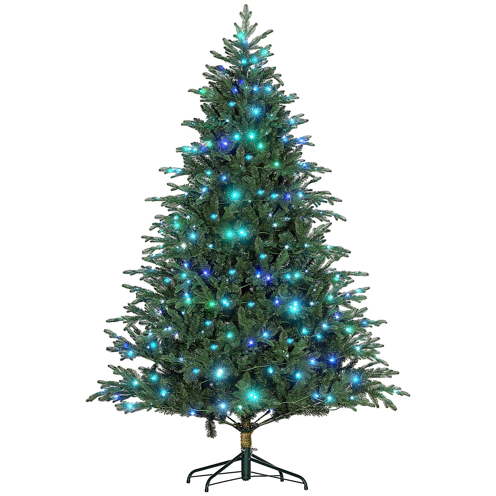 6/7ft Prelit Christmas Tree, Party Lights | 7ft | Green
