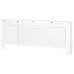 Extendable Radiator Cover Cabinet Slatted Design