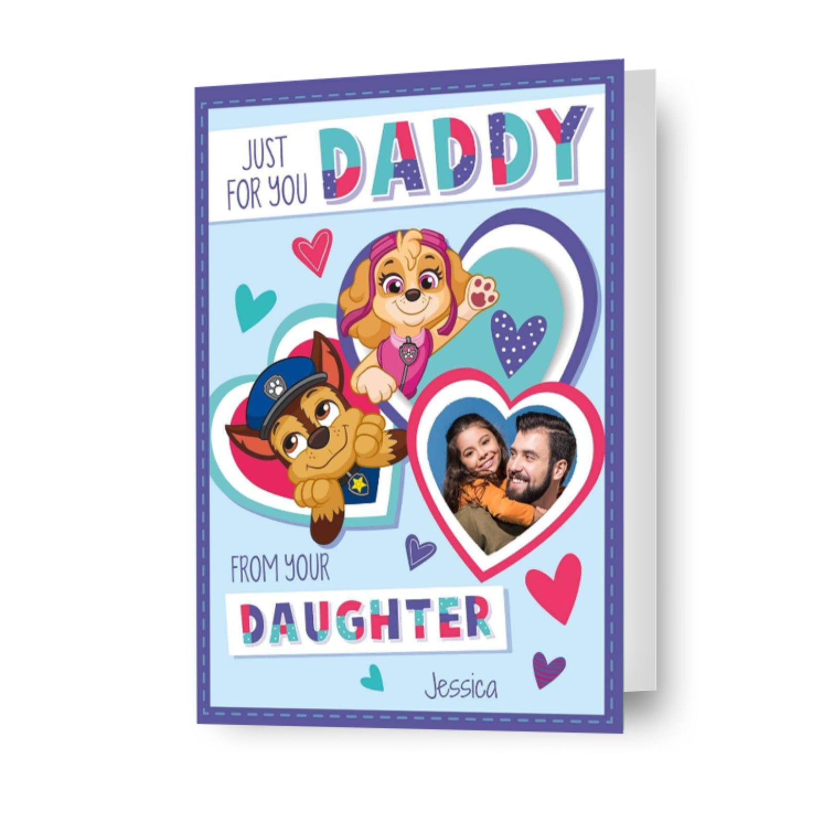 Personalised 'daddy' Valentine's Day Photo Card Official Product