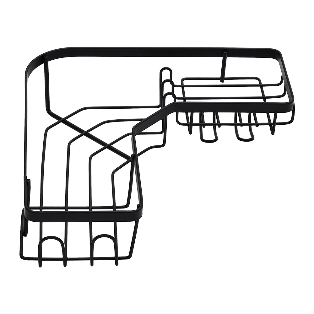 3-piece Corner Shower Caddy Set With Wall Stickers