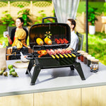 Charcoal Barbecue Grill Folding Bbq Grill | Black