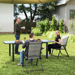 Folding Chair W/ Breathable Mesh Fabric Seat | Set of 2