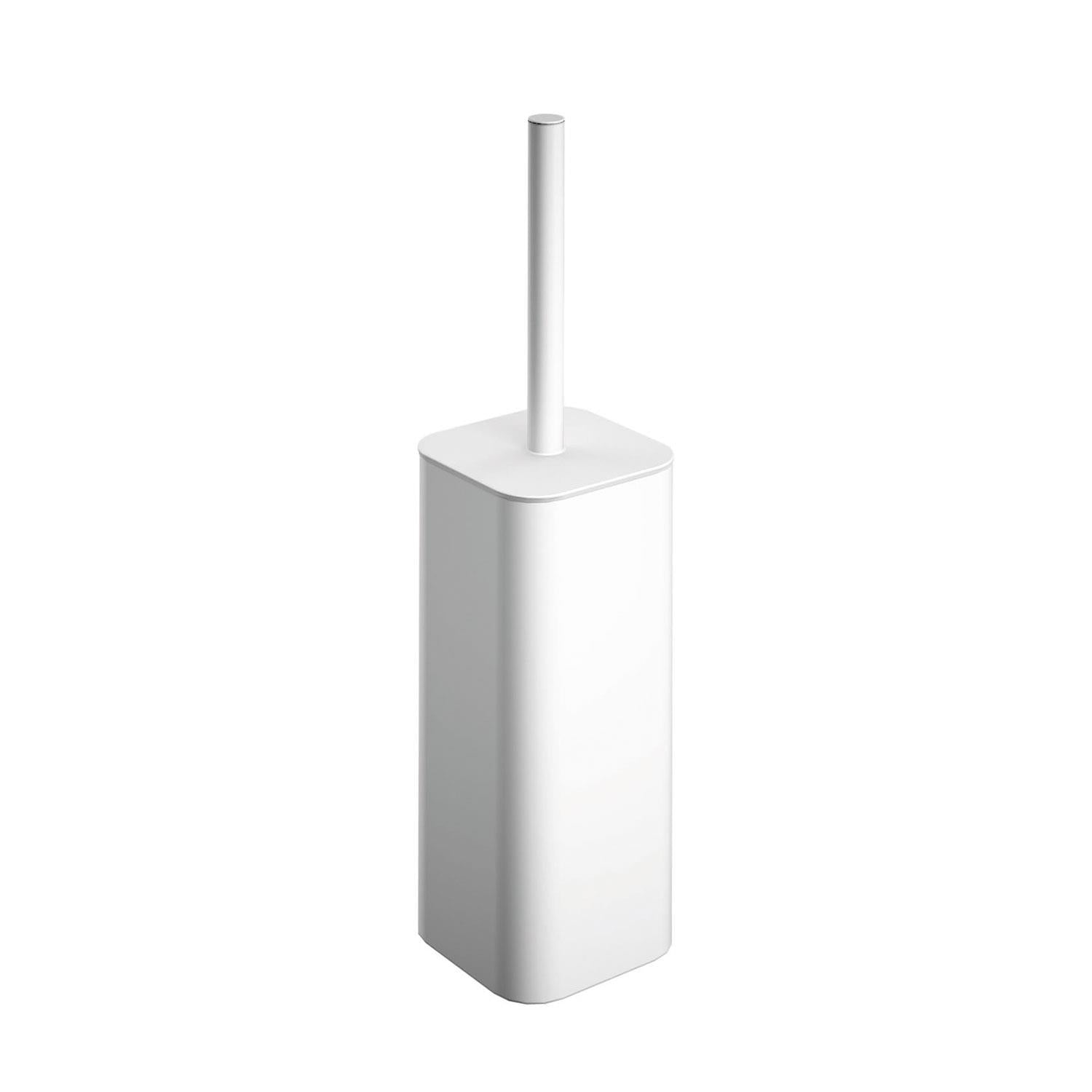 Toilet Brush & Holder, Matt White, Nea Collection