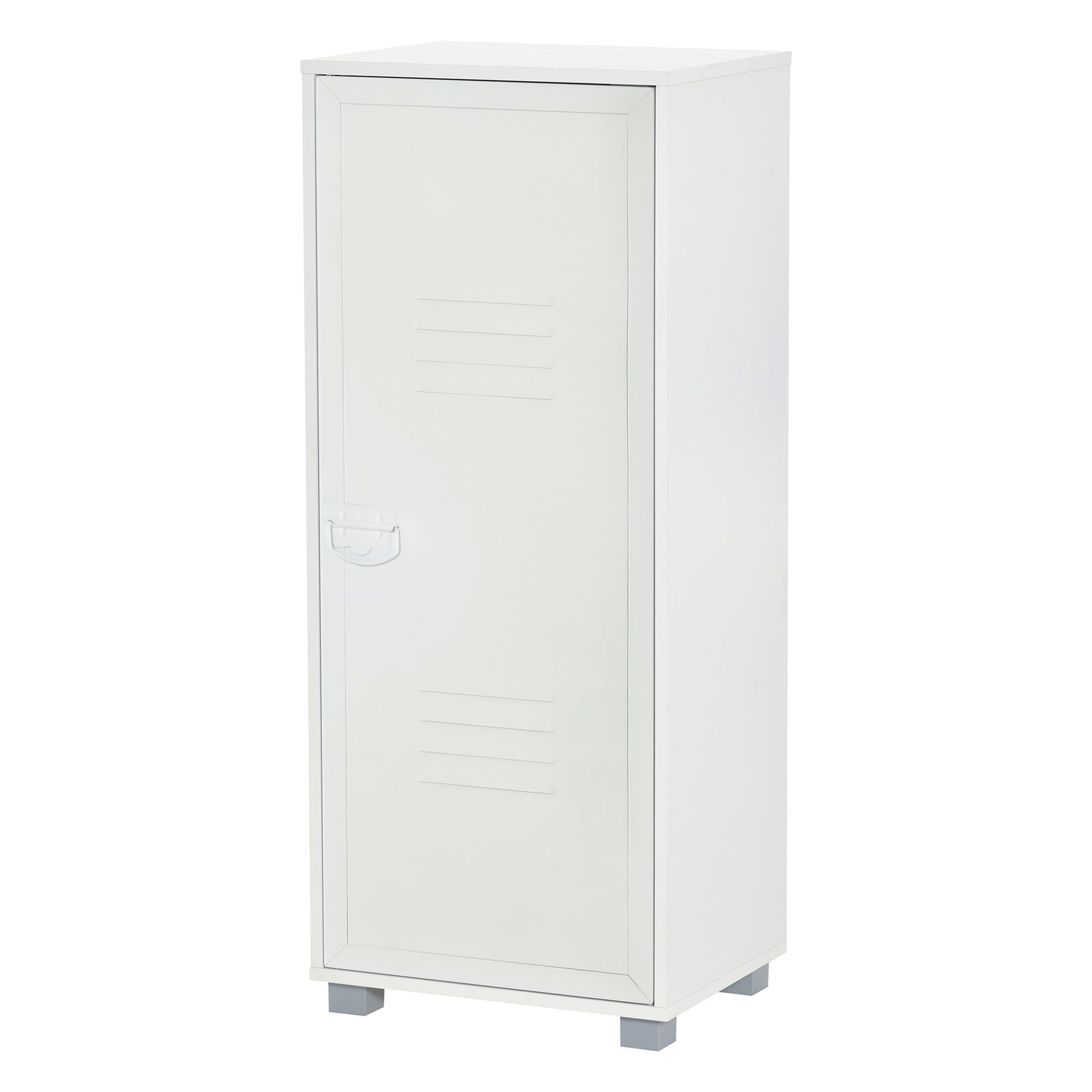 HOMCOM Modern 3 Tier Cabinet Storage Organizer With Door