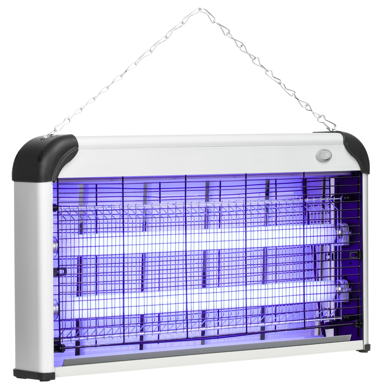 30w Mosquito Insect Killer Pest Bug Trap Lamp Electric | Silver
