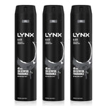 Xxl Black 48-hour High Definition Fragrance Body Spray Deodorant, 3x 250ml