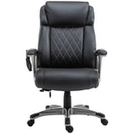 High Back Adjustable Massage Chair Black