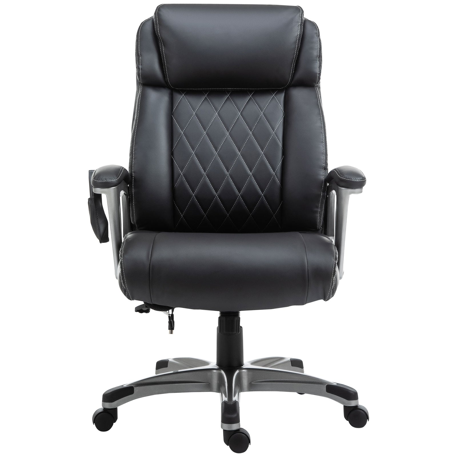 High Back Adjustable Massage Chair Black