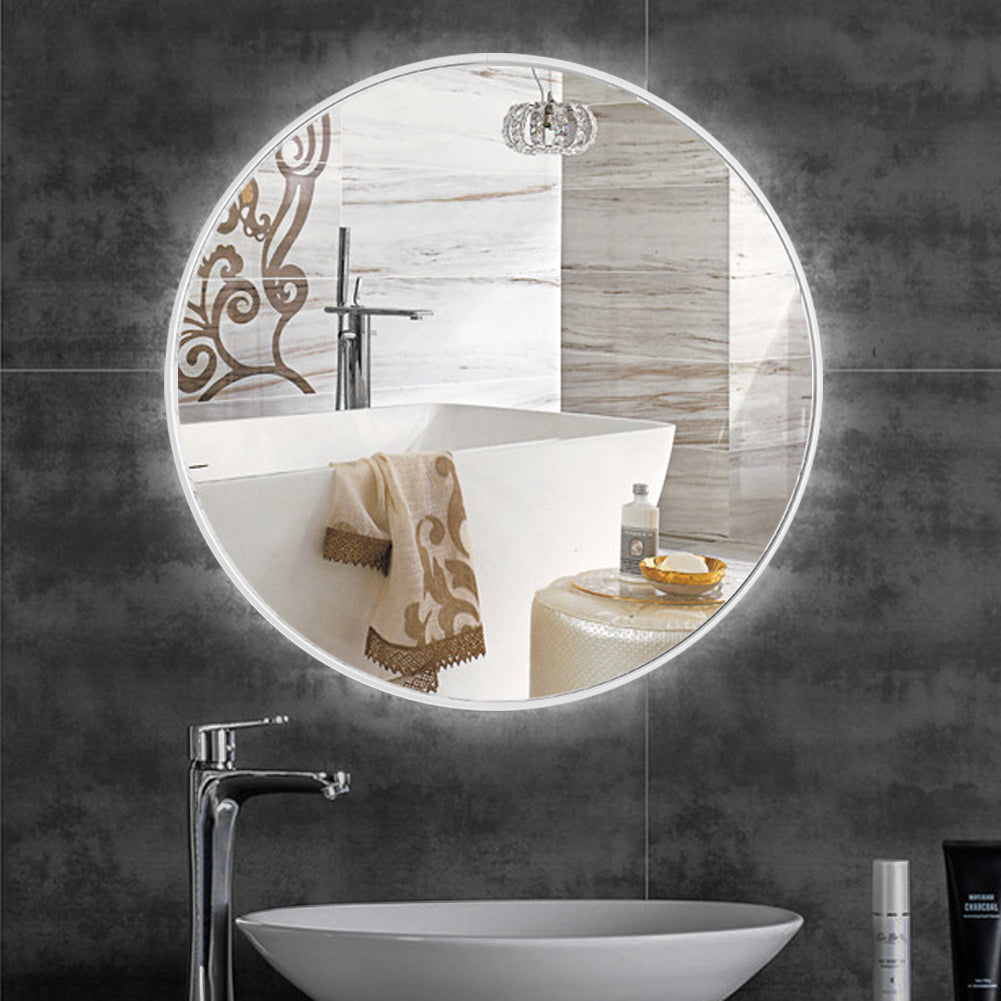 40cm Diameter Nordic Round Bathroom Framed Mirror Wall Hanging Mirror