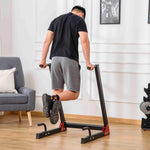 Dip Stand Station Upper Body Workout Equipment, Black